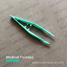 Green Plastic Forceps Medical Use